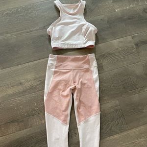 Outdoor Voices light pink set